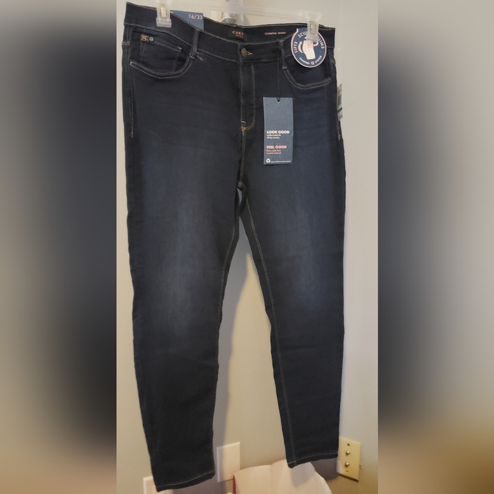 Curve Appeal Essential Skinny Jeans Women’s Size 16/33